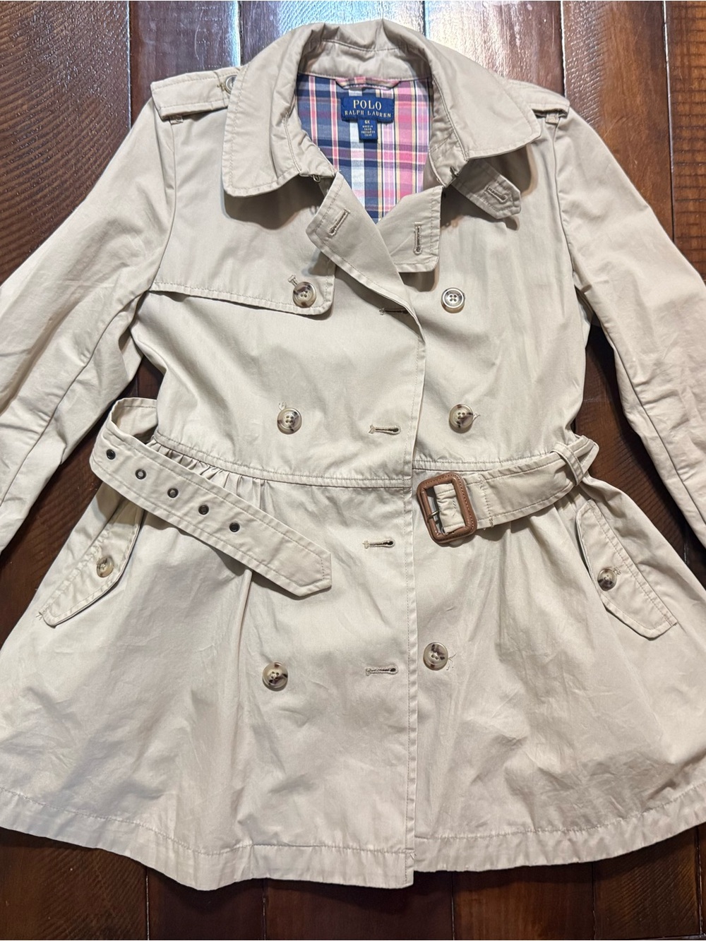 Girls’ Polo Ralph Lauren Trench Coat – Size 6X